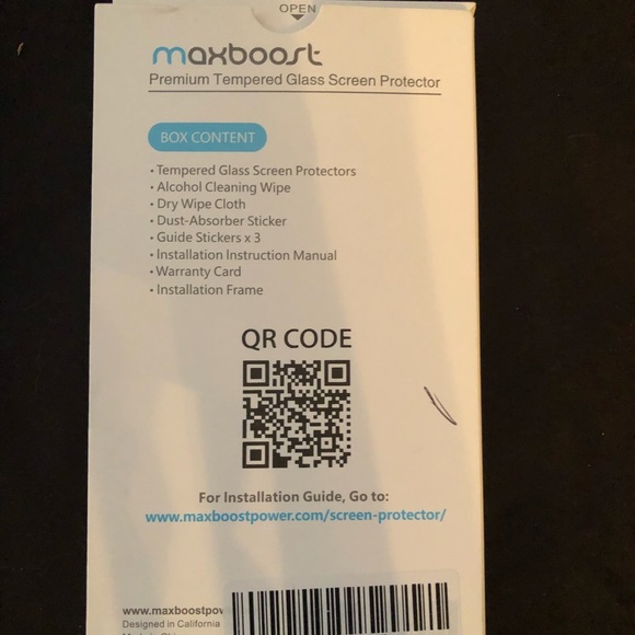 Maxboost Screen Protector for iPhone XS Max - Picture 7 of 8